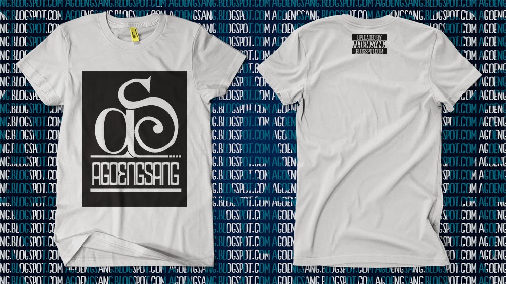 Mock Up Desain  Kaos  Lengan  Pendek  PSD Agoengsang